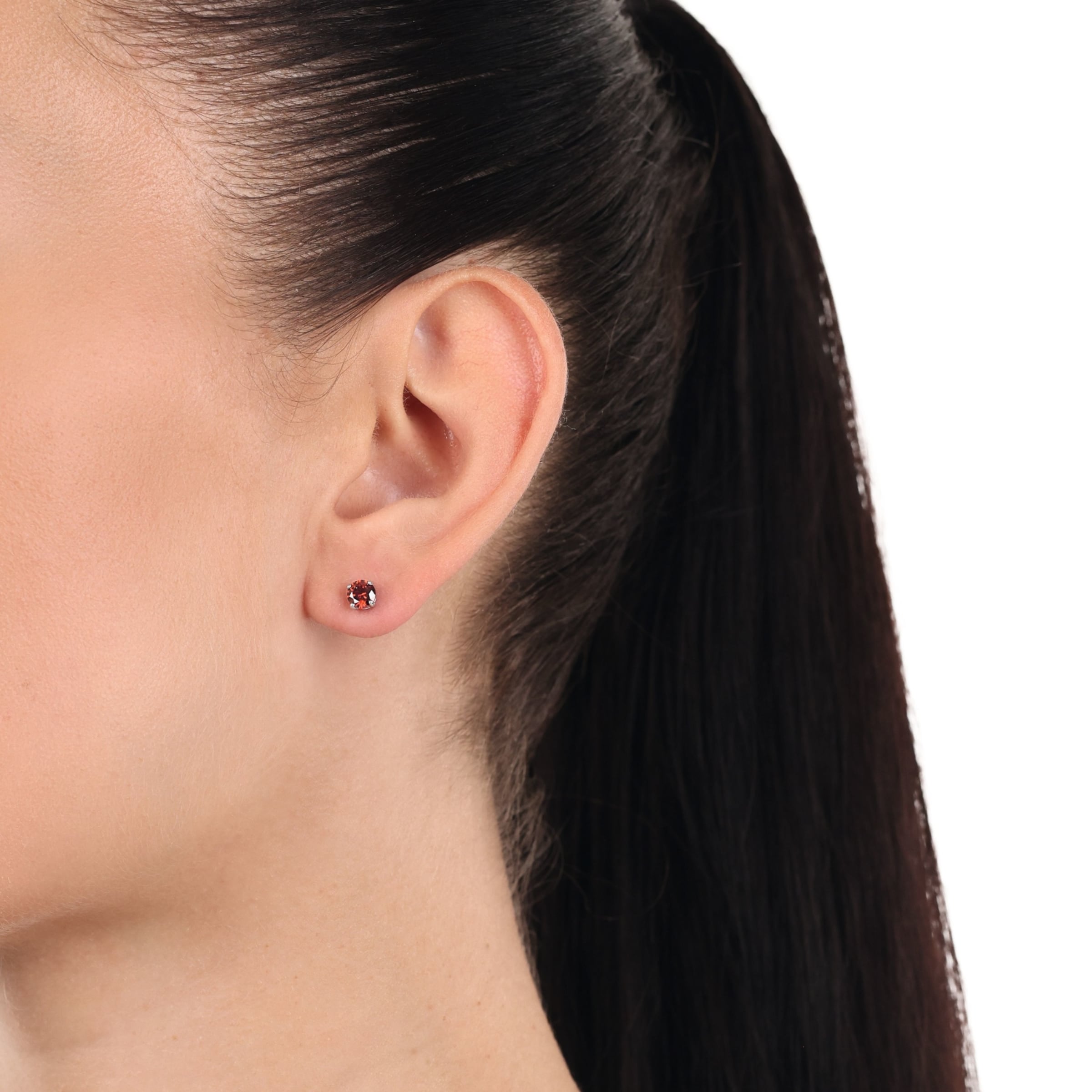 AMOR Earrings in Red: front