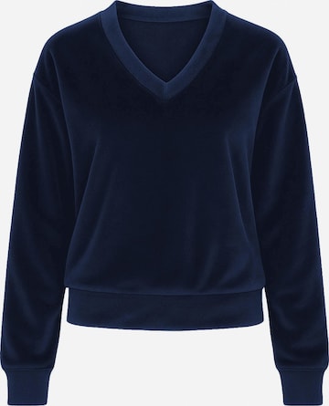 Sweat-shirt '9002' Vivisence en bleu : devant