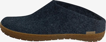 Glerups Huisschoenen 'Kautschuksohle' in Blauw: voorkant