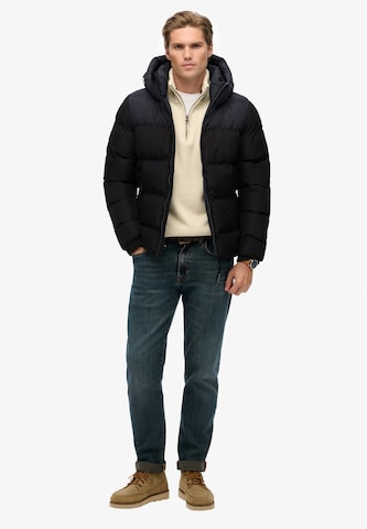 Superdry & Co Winterjas in Zwart