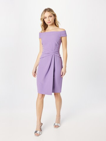 Robe de cocktail 'SARAN' Lauren Ralph Lauren en violet : devant