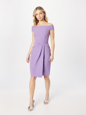 Lauren Ralph Lauren Cocktailjurk 'SARAN' in Lila: voorkant