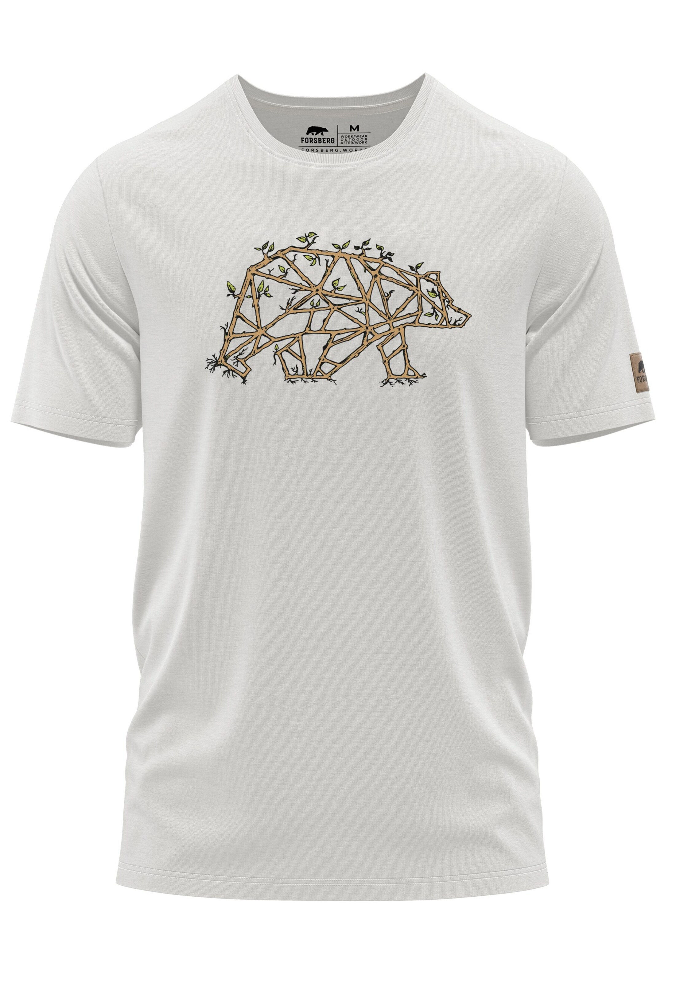 FORSBERG Shirt in Weiß: Vorderseite