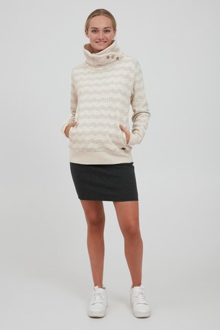 Sweat-shirt 'VERNITA' Oxmo en blanc