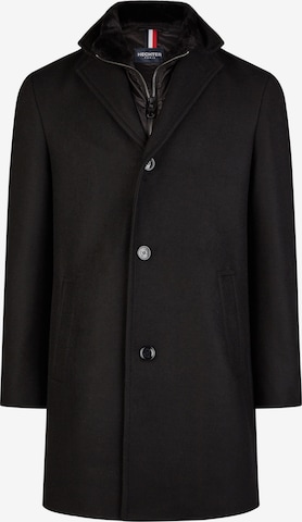 HECHTER PARIS Between-seasons coat in Black: front