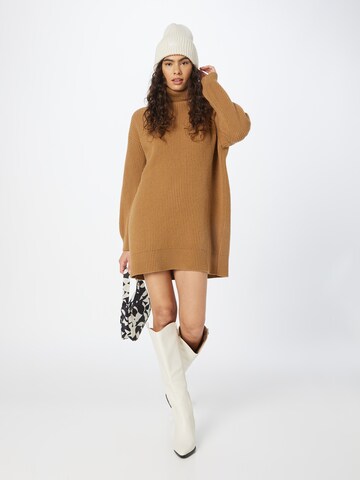 DRYKORN Knitted dress 'DANY' in Brown