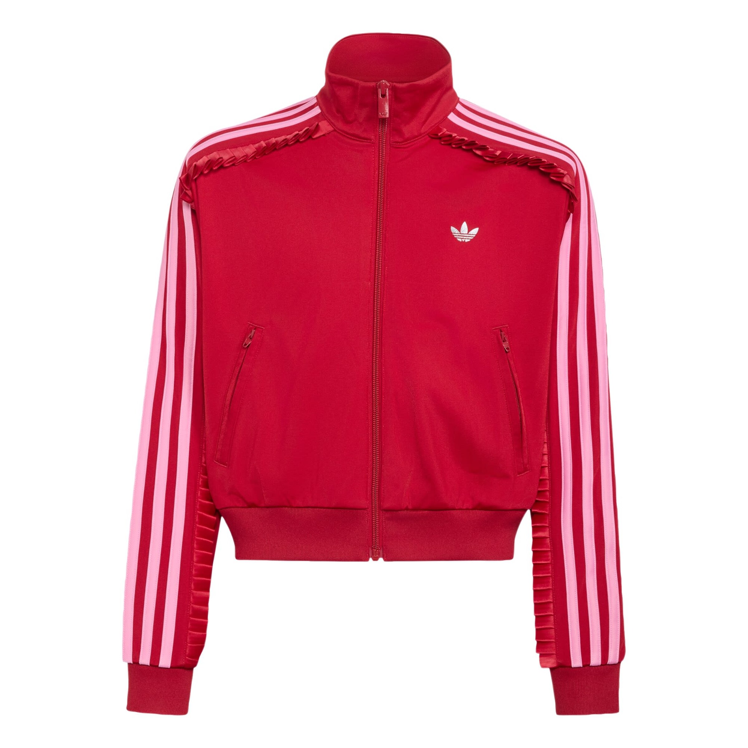 ADIDAS ORIGINALS - Sudadera con cremallera 'Firebird' en rojo: frente