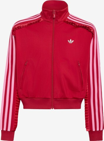 ADIDAS ORIGINALS - Sudadera con cremallera 'Firebird' en rojo: frente