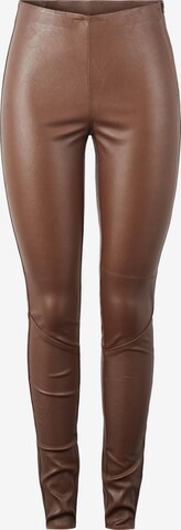 Y.A.S Skinny Leggings 'Zeba' in Brown: front
