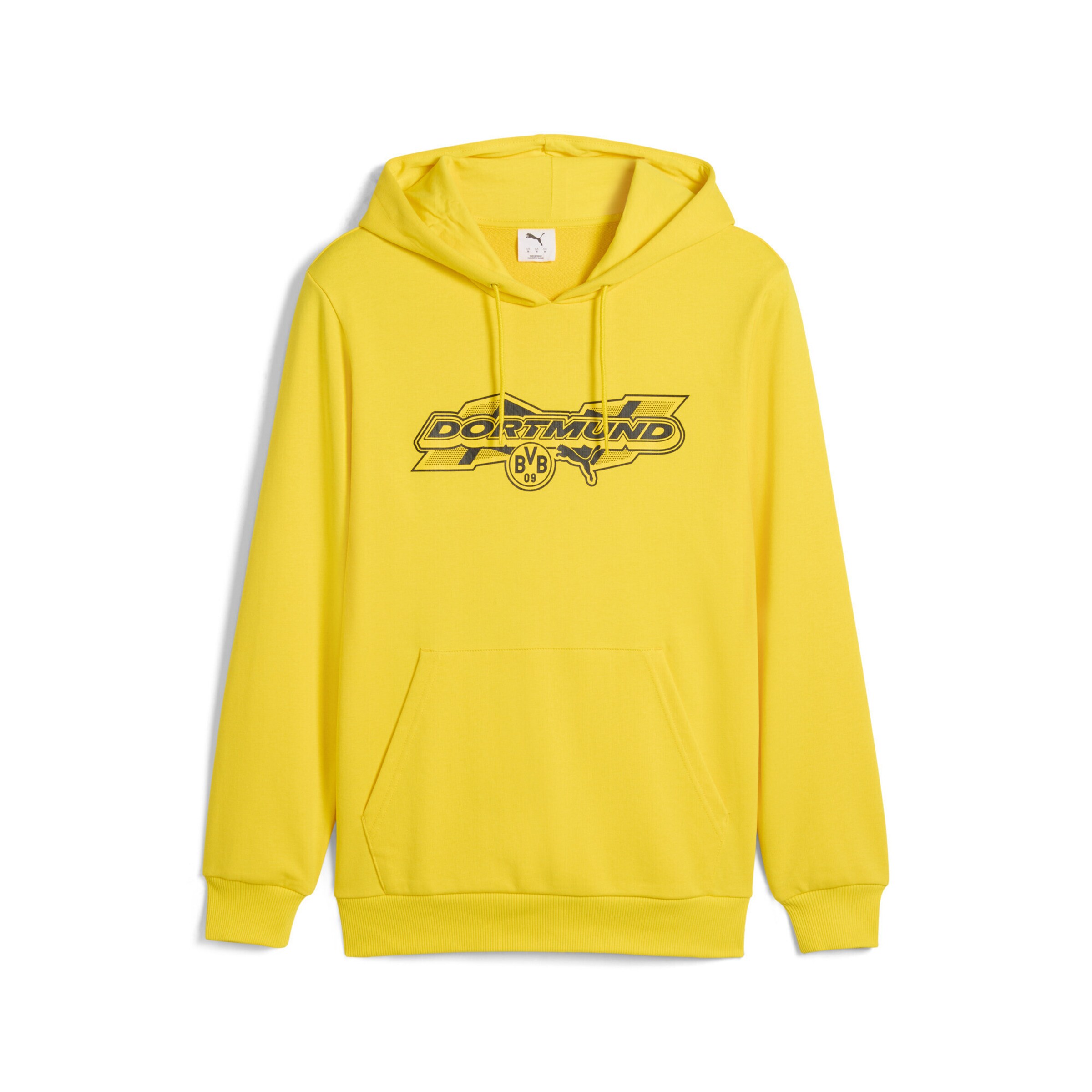 PUMA Sportsweatshirt in Geel: voorkant