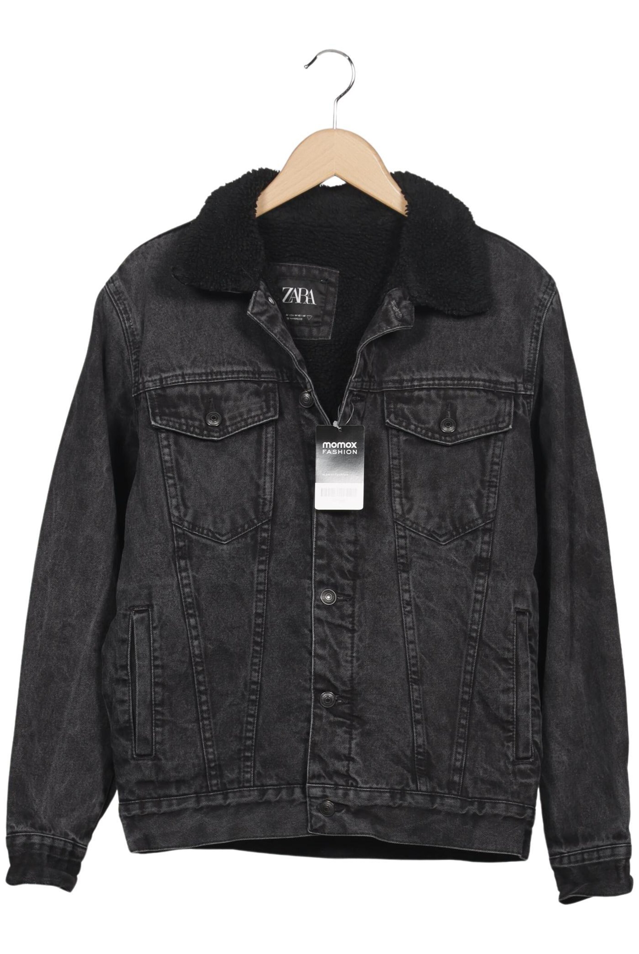 ZARA Jacket & Coat in M in Grey: front