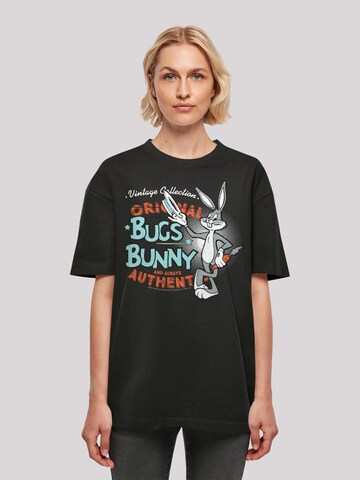 F4NT4STIC T-Shirt 'Vintage Bugs Bunny' in Schwarz: predná strana