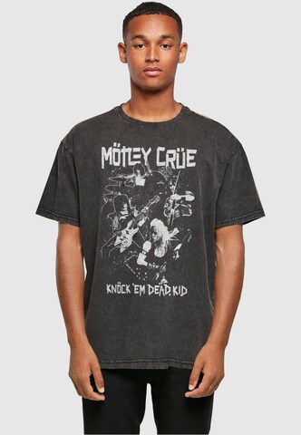 Merchcode Shirt 'Motley Crue - Knock Em Dead' in Zwart: voorkant