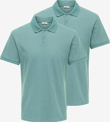 Only & Sons Shirt 'Ben' in Blue: front