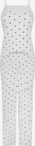 Hunkemöller Pyjama Set in Weiß: Vorderseite