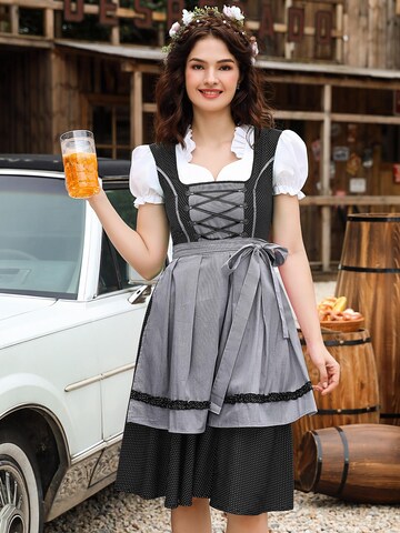 Yesfashion Dirndl w kolorze czarny