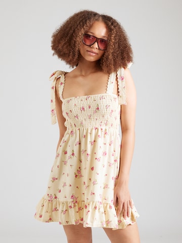 Miss Selfridge Dress in Beige: front
