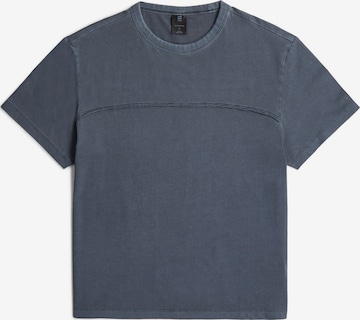 T-shirt 'Washed Seam T-Shirt' G-STAR en bleu : devant