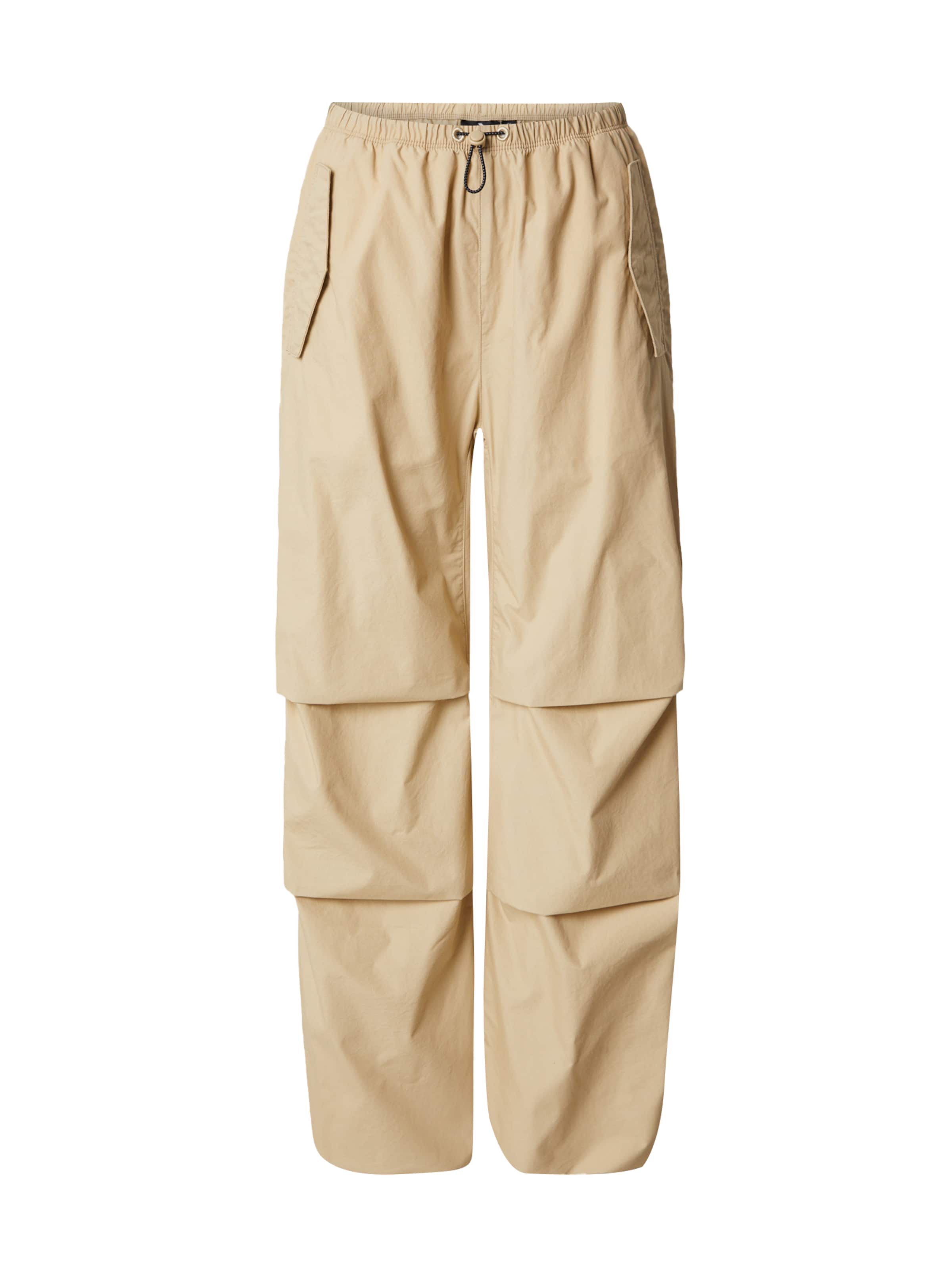 CONVERSE Wide leg Trousers in Beige: front