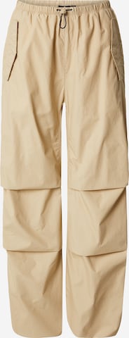 Wide Leg Pantalon CONVERSE en beige : devant