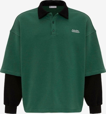 Sweat-shirt Dandalo en vert : devant