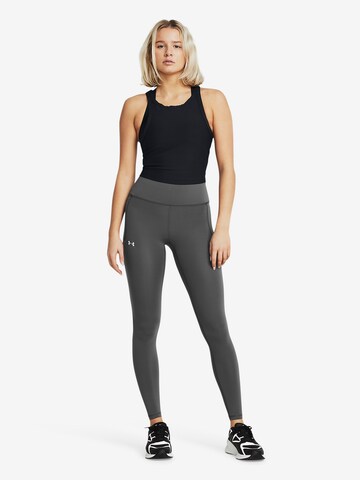 UNDER ARMOUR Skinny Workout Pants ' Meridian Ultra High Rise ' in Grey
