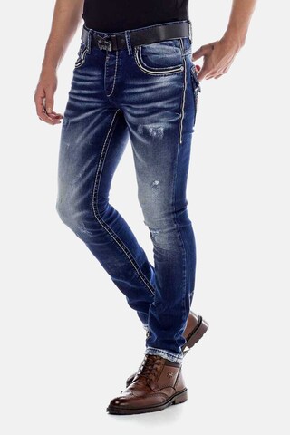 CIPO & BAXX Slimfit Jeans in Blauw
