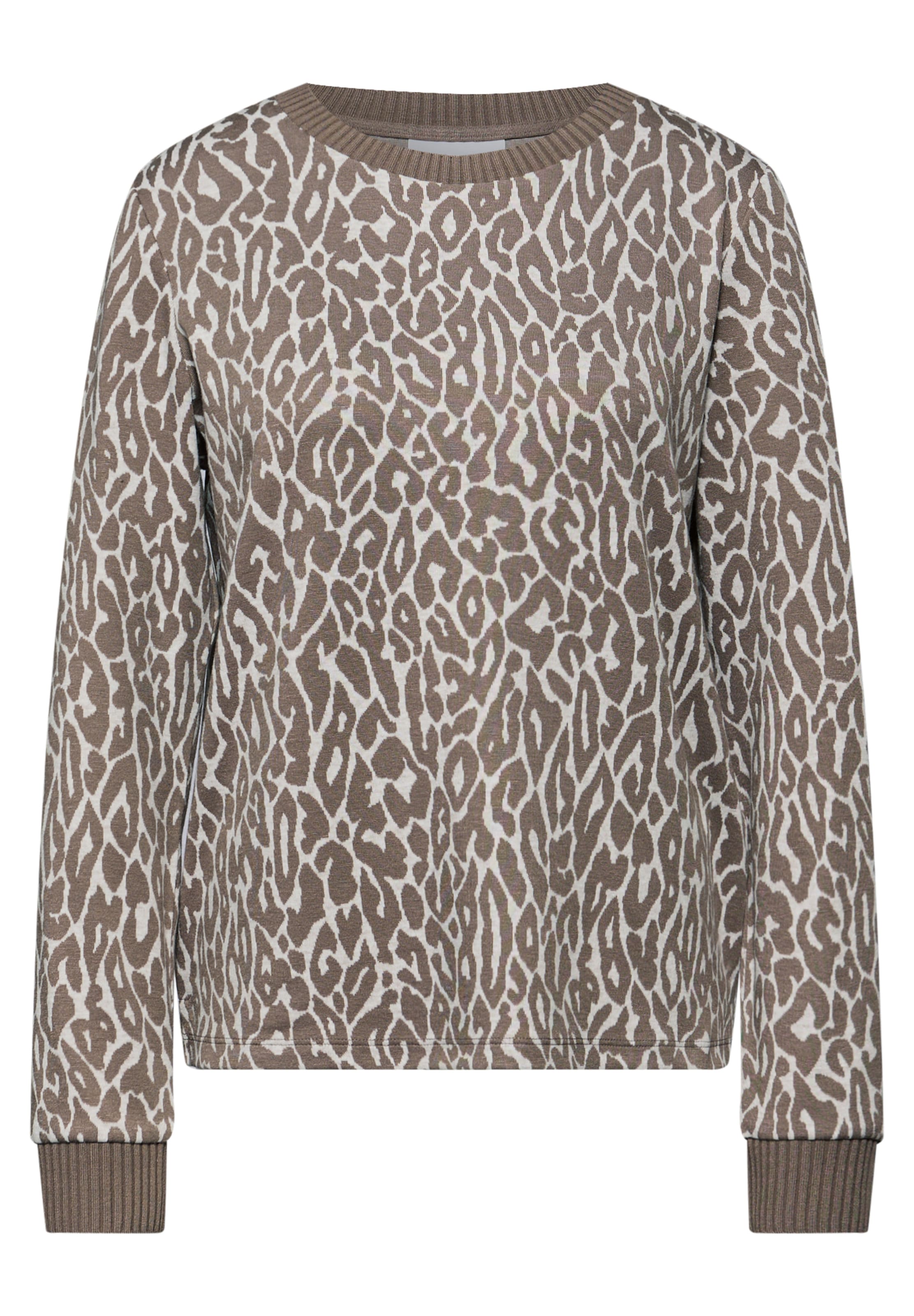 STREET ONE Sweater in Brown: front