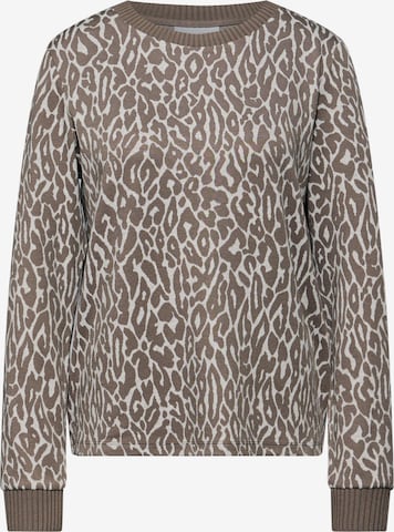 STREET ONE Sweater in Brown: front