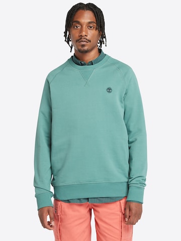 TIMBERLAND Sweatshirt 'Exeter' in Groen: voorkant