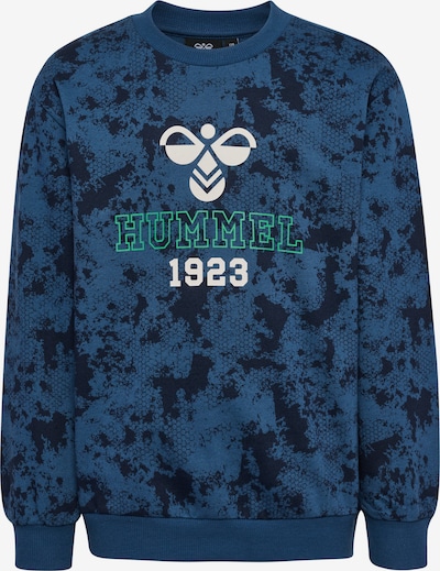 Hummel Sweatshirt in indigo / kiwi / weiß, Produktansicht