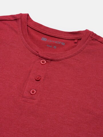 T-Shirt 'S1390' Ombre en rouge