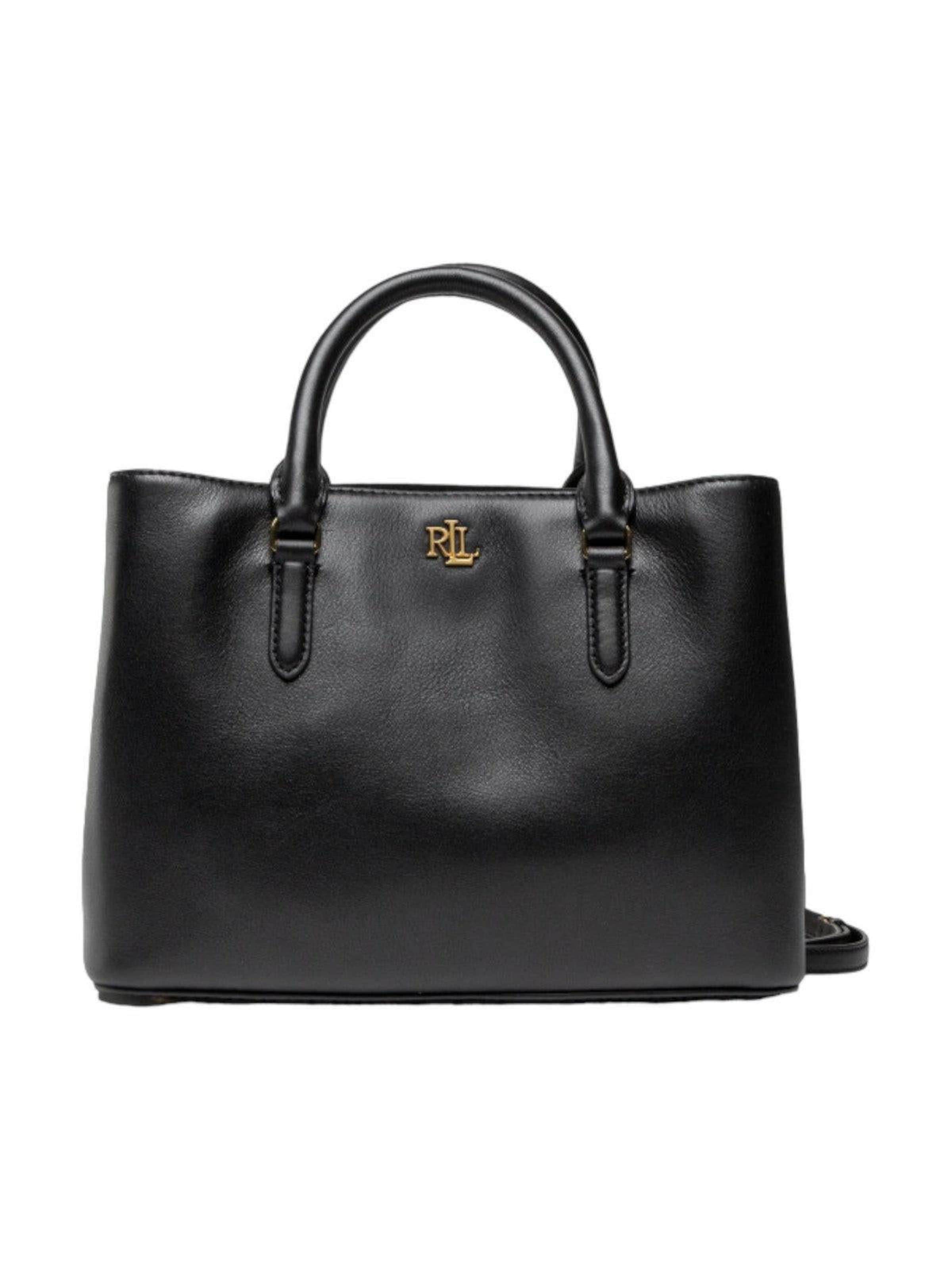 Borsa a mano di Ralph Lauren in nero: frontale