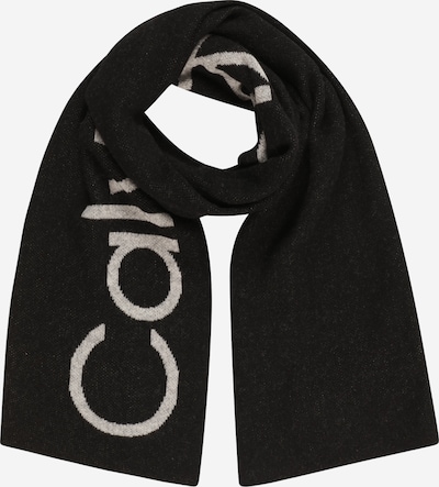 Calvin Klein Šalle, krāsa - jaukti bēšs / melns, Preces skats