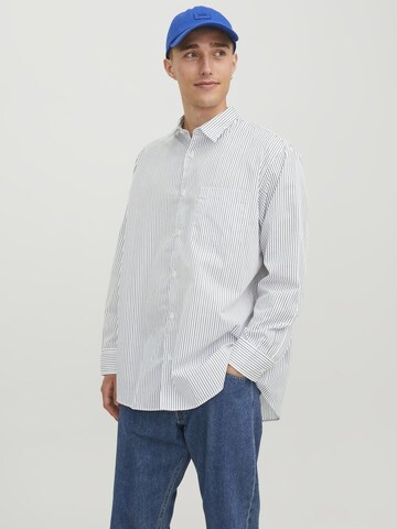 JACK & JONES Comfort fit Overhemd in Wit: voorkant