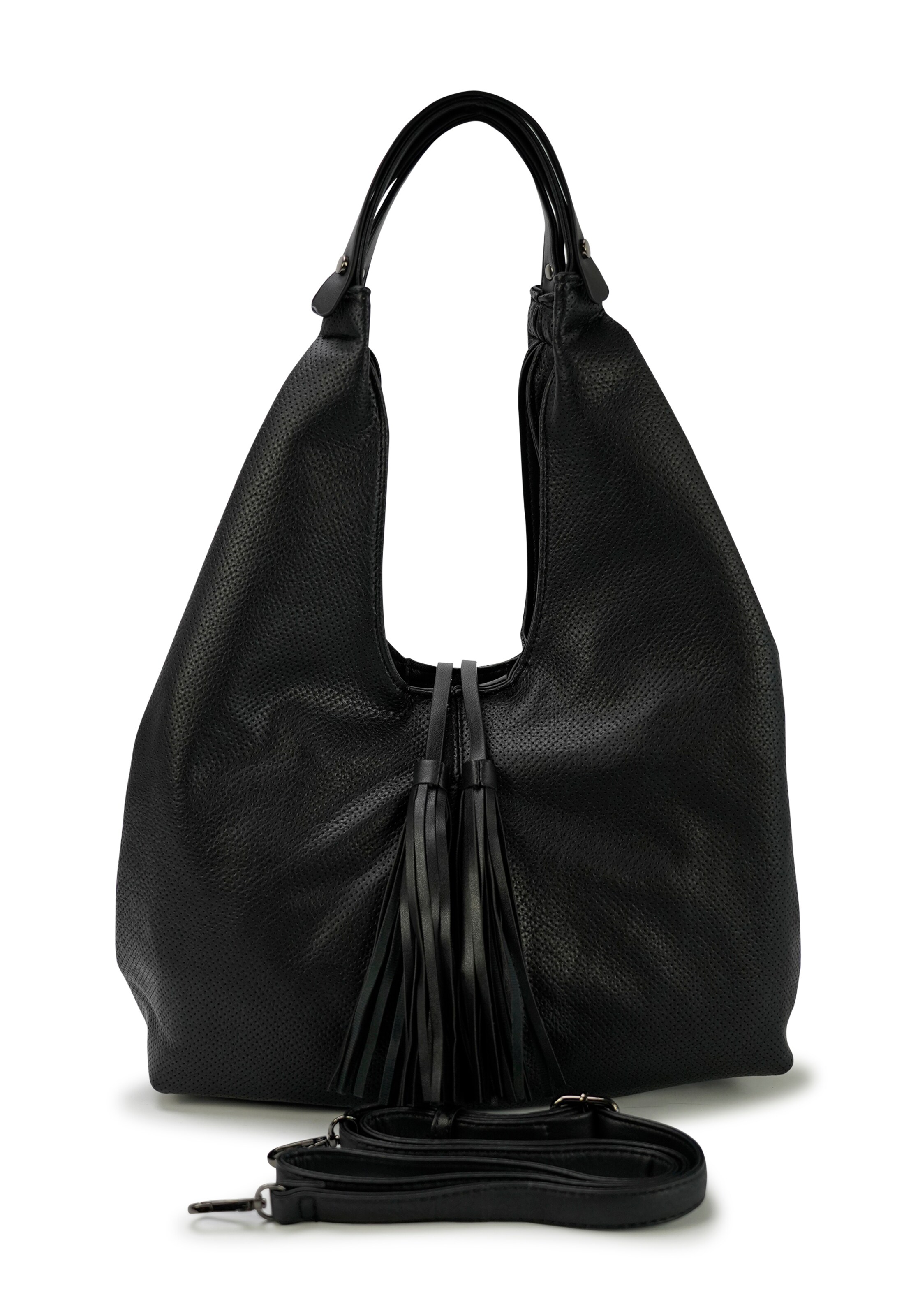 HARPA Handbag 'LARISA' in Black: front