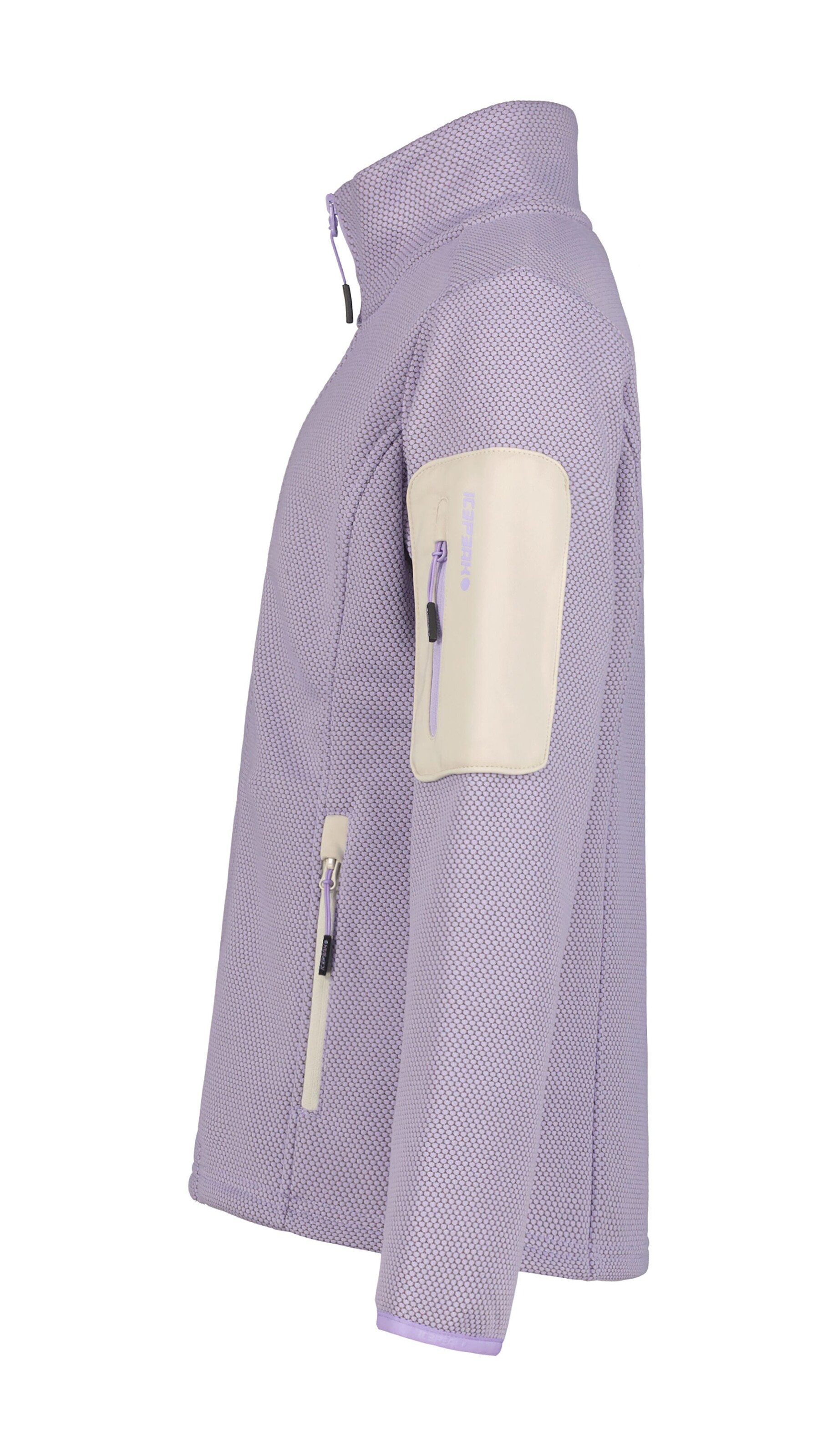 ICEPEAK Athletic Fleece Jacket in Purple