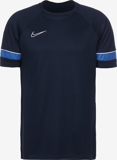 NIKE Functioneel shirt 'Academy 21' in de kleur Kobaltblauw / Nachtblauw / Wit, Productweergave