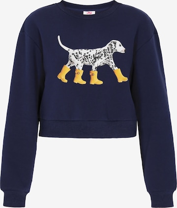 MYMO - Sudadera en azul: frente