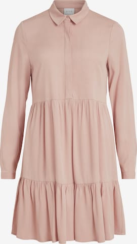 VILA Košeľové šaty - ružová: predná strana