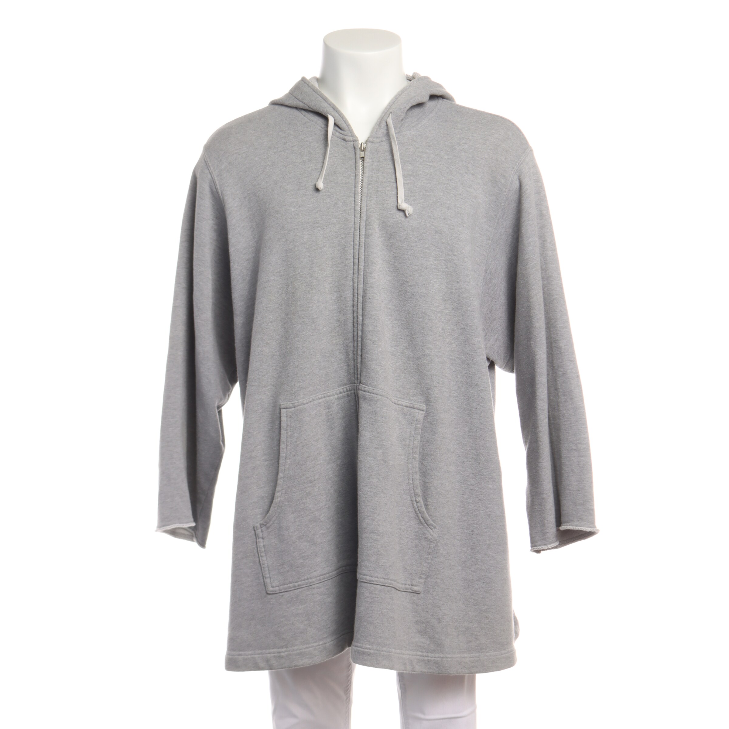 Comme des Garçons Sweatshirt & Zip-Up Hoodie in XS in Grey: front