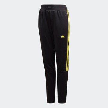 juoda ADIDAS PERFORMANCE Siaurėjantis Sportinės kelnės 'Tiro'