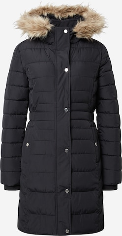 HOLLISTER Zimný kabát - Čierna: predná strana