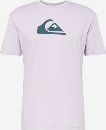 T-Shirt QUIKSILVER en violet : devant