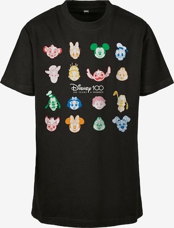 T-Shirt 'Disney' Mister Tee en noir : devant