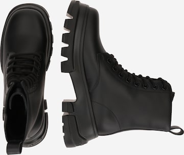 Tommy Jeans Lace-Up Ankle Boots in Black