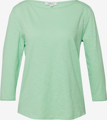 T-shirt s.Oliver en vert : devant