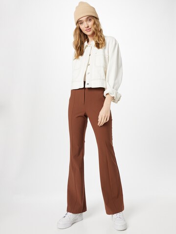 Monki Flared Pants in Brown