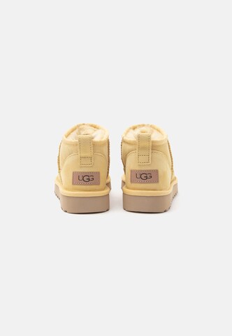 UGG Ботинки 'CLASSIC ULTRA MINI' в Желтый