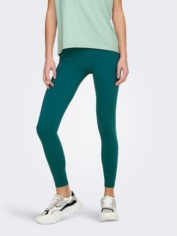 ONLY PLAY Skinny Sports trousers 'ONPMila' in Green: front